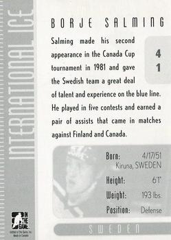 2006-07 In The Game Used International Ice #41 Borje Salming Back