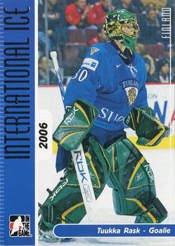 2006-07 In The Game Used International Ice #54 Tuukka Rask Front