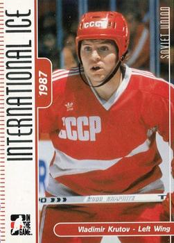 2006-07 In The Game Used International Ice #95 Vladimir Krutov Front