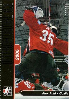 2006-07 In The Game Used International Ice #109 Alex Auld Front