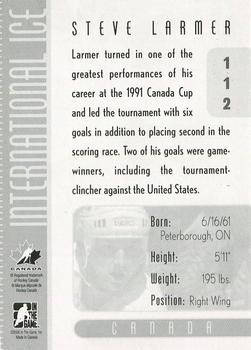 2006-07 In The Game Used International Ice #112 Steve Larmer Back