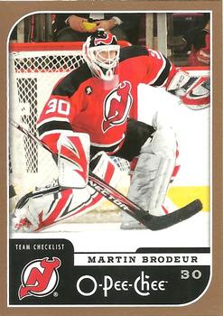 2006-07 O-Pee-Chee #687 Martin Brodeur Front