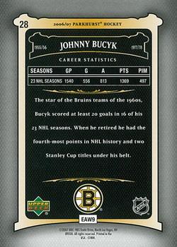 2006-07 Parkhurst #28 Johnny Bucyk Back