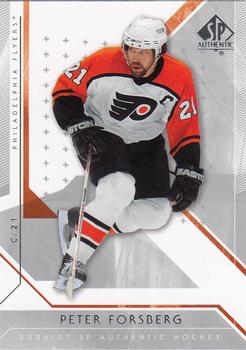 2006-07 SP Authentic #28 Peter Forsberg Front