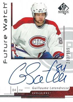 2006-07 SP Authentic #186 Guillaume Latendresse Front