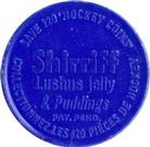 1960-61 Shirriff Coins #1 Johnny Bower Back