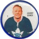 1960-61 Shirriff Coins #1 Johnny Bower Front