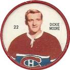 1960-61 Shirriff Coins #22 Dickie Moore Front