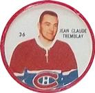1960-61 Shirriff Coins #36 Jean-Claude Tremblay Front