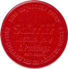 1960-61 Shirriff Coins #39 Charlie Hodge Back
