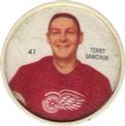 1960-61 Shirriff Coins #41 Terry Sawchuk Front