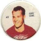 1960-61 Shirriff Coins #42 Gord Howe Front
