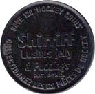 1960-61 Shirriff Coins #61 Glenn Hall Back