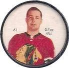 1960-61 Shirriff Coins #61 Glenn Hall Front