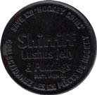 1960-61 Shirriff Coins #63 Bobby Hull Back