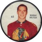 1960-61 Shirriff Coins #65 Murray Balfour Front