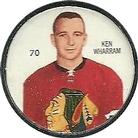 1960-61 Shirriff Coins #70 Ken Wharram Front