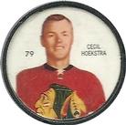 1960-61 Shirriff Coins #79 Cecil Hoekstra Front