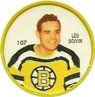 1960-61 Shirriff Coins #107 Leo Boivin Front