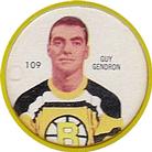 1960-61 Shirriff Coins #109 Jean-Guy Gendron Front