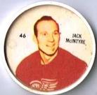 1960-61 Shirriff Coins #46 Jack McIntyre Front