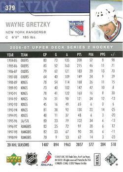 2006-07 Upper Deck #379 Wayne Gretzky Back