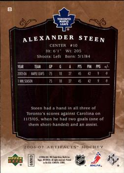 2006-07 Upper Deck Artifacts #8 Alexander Steen Back