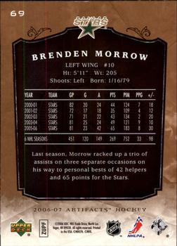 2006-07 Upper Deck Artifacts #69 Brenden Morrow Back