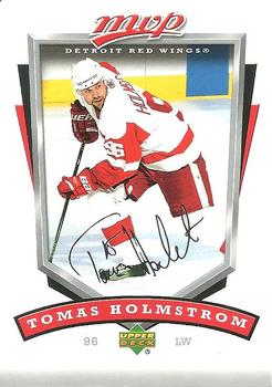 2006-07 Upper Deck MVP #102 Tomas Holmstrom Front