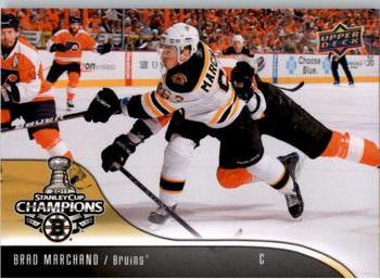 2011 Upper Deck Boston Bruins Stanley Cup Champions #4 Brad Marchand Front