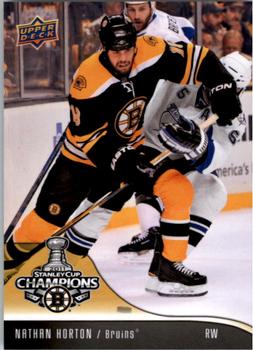 2011 Upper Deck Boston Bruins Stanley Cup Champions #6 Nathan Horton Front