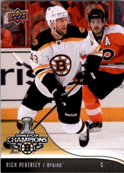 2011 Upper Deck Boston Bruins Stanley Cup Champions #12 Rich Peverley Front