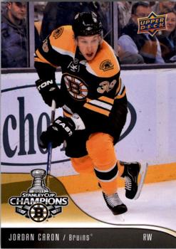 2011 Upper Deck Boston Bruins Stanley Cup Champions #24 Jordan Caron Front