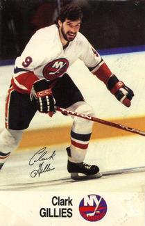 1988-89 Esso NHL All-Star Collection #NNO Clark Gillies Front