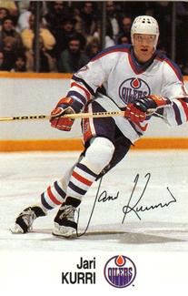 1988-89 Esso NHL All-Star Collection #NNO Jari Kurri Front