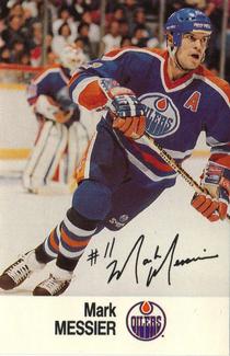 1988-89 Esso NHL All-Star Collection #NNO Mark Messier Front