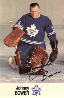 1988-89 Esso NHL All-Star Collection #NNO Johnny Bower Front