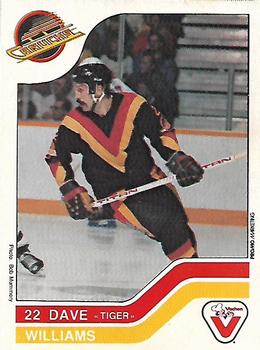 1983-84 Vachon #120 Dave Williams Front