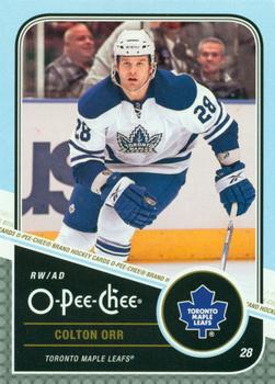 2011-12 O-Pee-Chee #402 Colton Orr Front