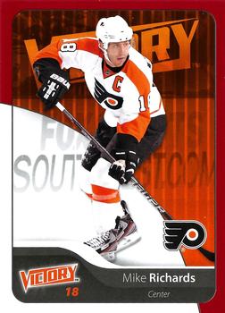 2011-12 Upper Deck Victory - Red #133 Mike Richards Front