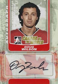 2011-12 In The Game Canada vs. The World #A-DW Doug Wilson Front
