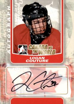 2011-12 In The Game Canada vs. The World #A-LC Logan Couture Front