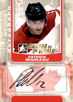 2011-12 In The Game Canada vs. The World #A-PM Patrick Marleau Front