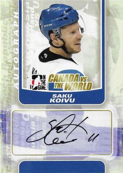 2011-12 In The Game Canada vs. The World #A-SK Saku Koivu Front