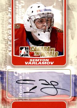 2011-12 In The Game Canada vs. The World #A-SV Semyon Varlamov Front