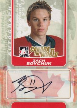 2011-12 In The Game Canada vs. The World #A-ZB Zach Boychuk Front
