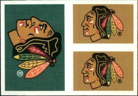 2011-12 Panini Stickers #6 / 207 Chicago Blackhawks Logo Front