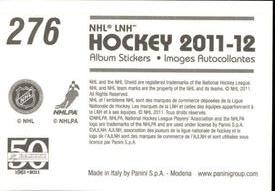 2011-12 Panini Stickers #276 Mike Richards Back