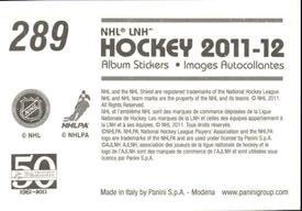 2011-12 Panini Stickers #289 Colin Wilson Back