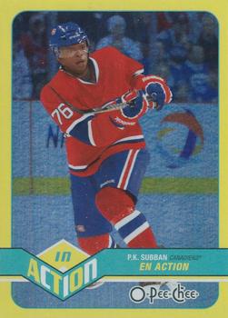 2011-12 O-Pee-Chee - In Action #A15 P.K. Subban Front